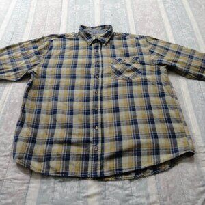 NOBLE Outfitters, Long Sleeve Flannel Shirt, 3XL Tall, Like New